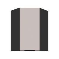 Konyhai Faliszekrény Arona 60-60/90cm - bézs/fekete, Modern, faalapú anyag (60x60/90/31cm)