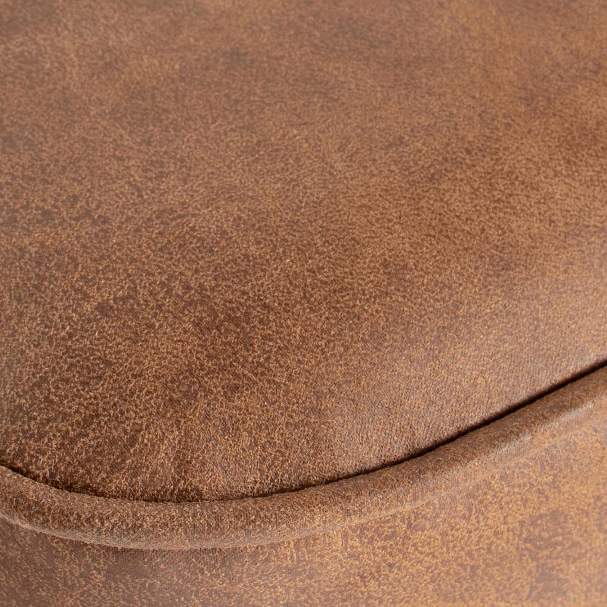 Tresenstuhl Vogue Schwarz/Cognac - Cognac/Schwarz, MODERN, Textil/Metall (50/89/55cm) - Livetastic