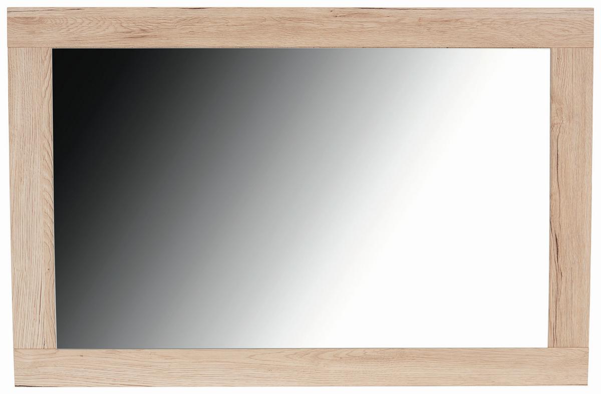 Zrcadlo MALTA - barvy dubu, Moderní, kompozitní dřevo (95/68/2,1cm)