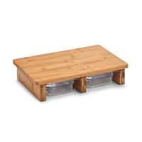 Schneidebrett Naturfarben B: 41 Cm - Naturfarben, Basics, Holz/Kunststoff (41/27/9cm) - Zeller Present