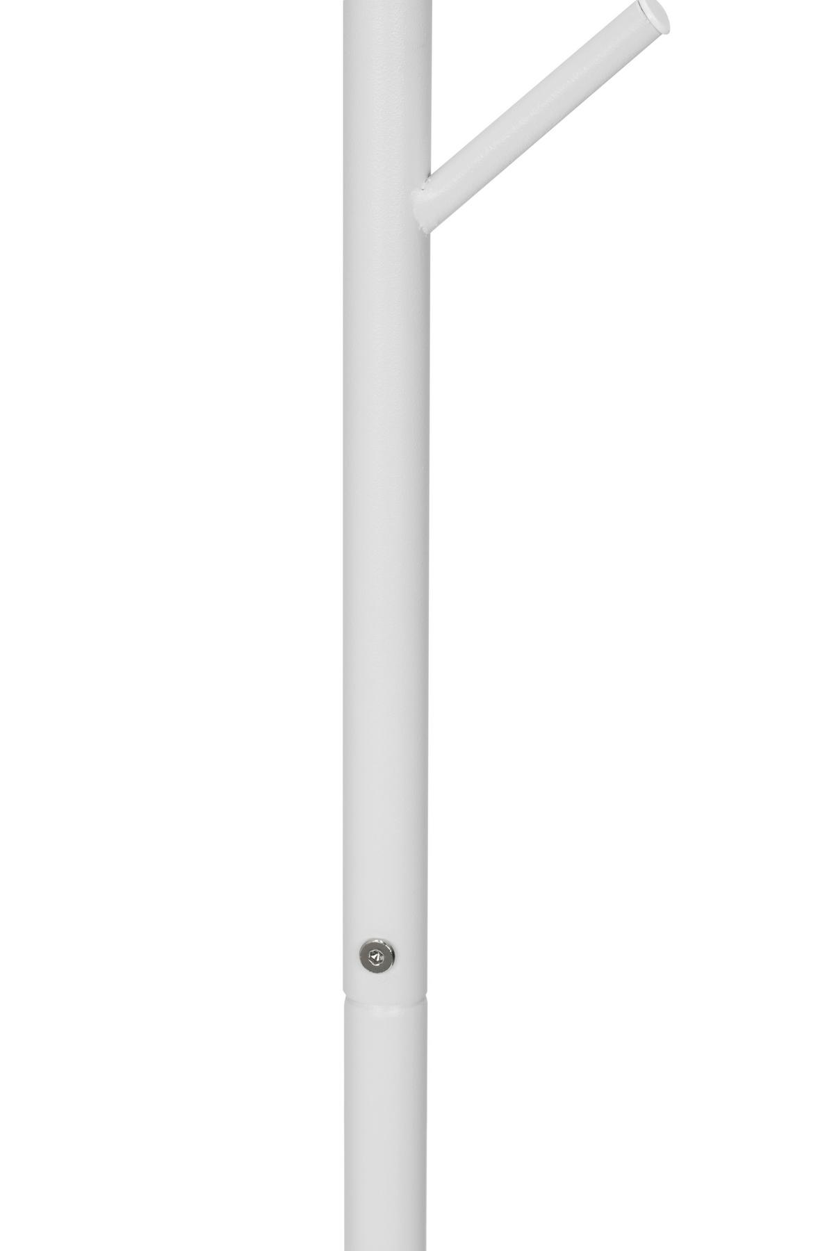 KLEIDERSTÄNDER Weiß B: 28cm - Weiß, MODERN, Metall (28/176/28cm) - P & B