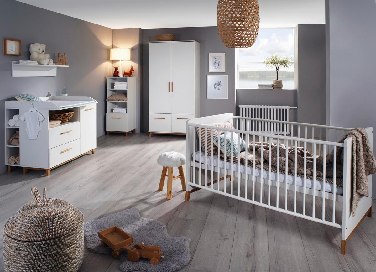 Bett Karpo - Eiche Artisan, MODERN, Holzwerkstoff/Textil (180/200cm)