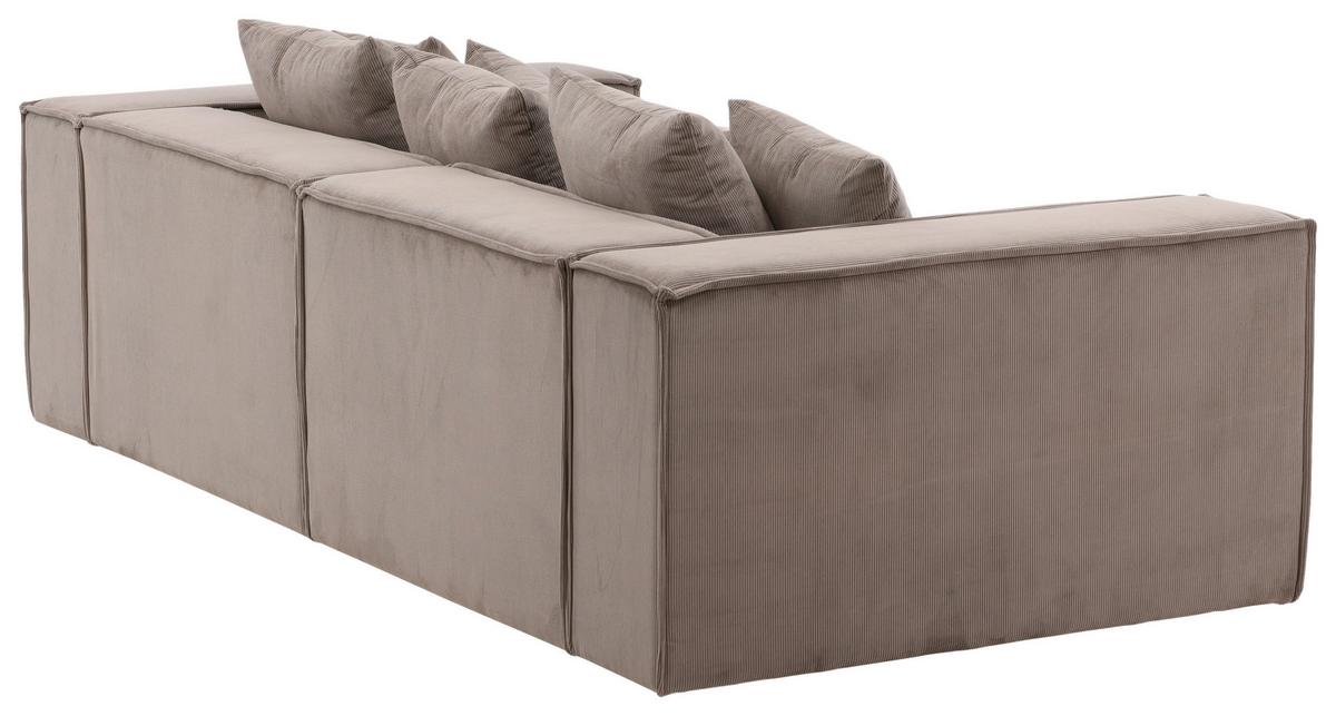 2-Sitzer-Sofa Gillholmen - Braun, Design, Holz/Kunststoff (232/80/116cm) - Livetastic
