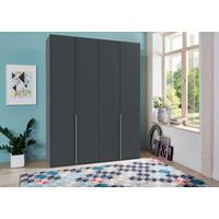 Drehtürenschrank New York Graphitfarben B:180cm - Graphitfarben, MODERN, Holzwerkstoff (180/236/58cm) - MID.YOU