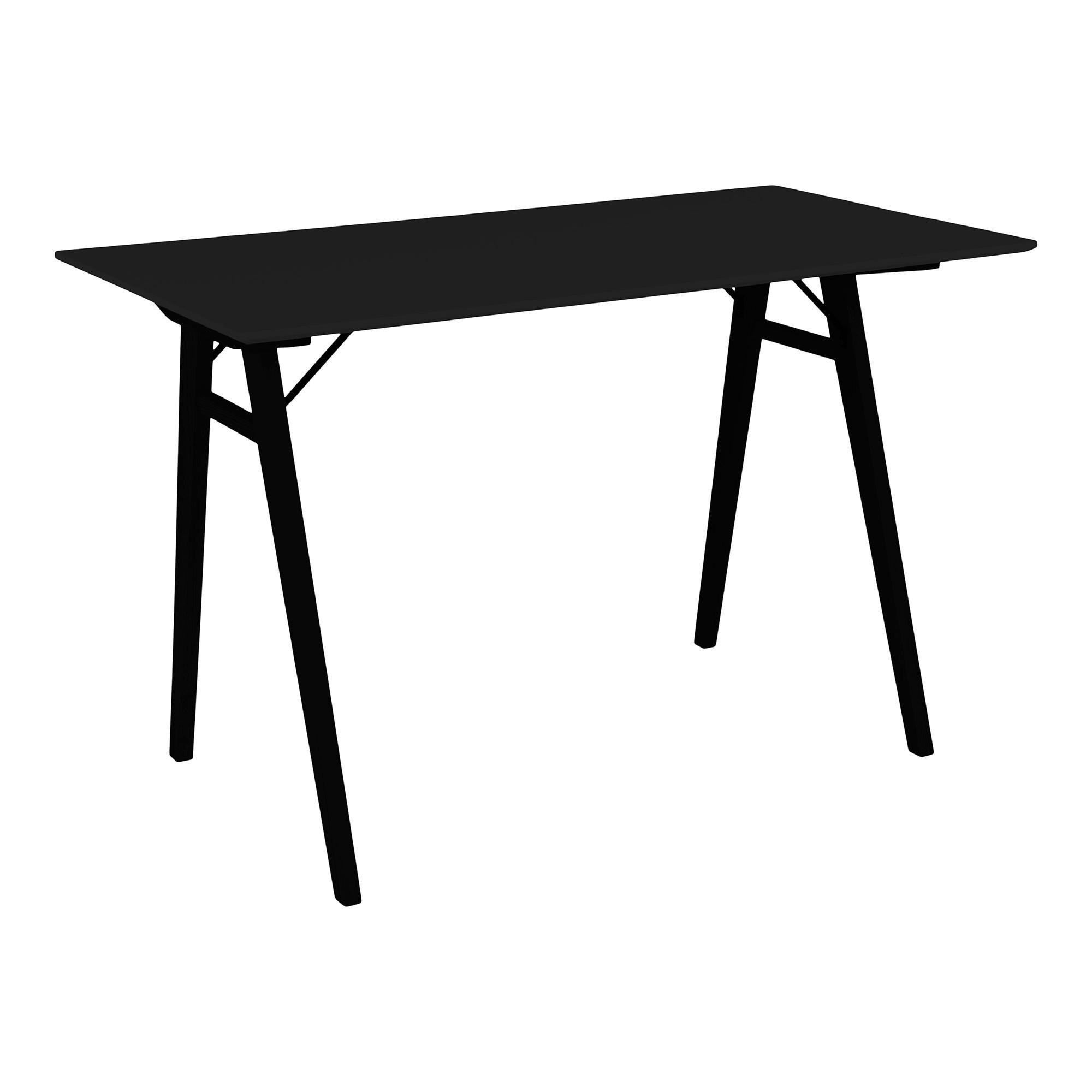 Schreibtisch Vojens Schwarz B: 120 cm