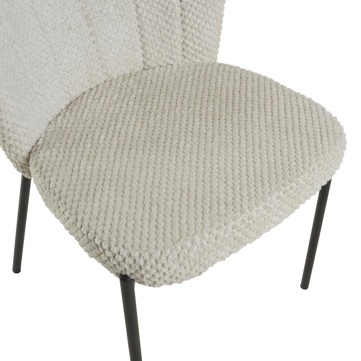 Stuhl Paris - Beige/Schwarz, LIFESTYLE, Holz/Textil (55/79/59cm) - Livetastic