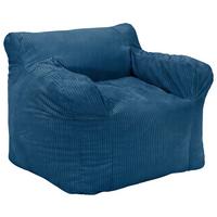 Sitzsack Rivo Cord dunkelblau,Indoor,B:110cm - Dunkelblau, Basics, Textil (110/75/100cm)