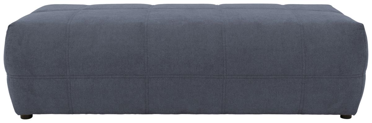 Hocker Brandon - Dunkelgrau/Schwarz, Design, Textil (150/60/40cm) - MID.YOU