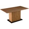 Esstisch Joe - Walnussfarben/Schwarz, LIFESTYLE, Holz/Holzwerkstoff (160/75/90cm) - MID.YOU