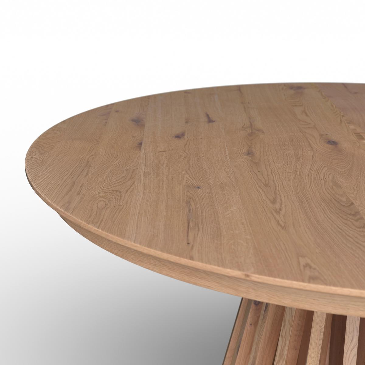 Rozťahovací stôl ENNIO 120 - farba duba, Modern, drevo/kompozitné drevo (120-160/76/120cm) - Bessagi Home