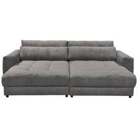 Mega pohovka LOVESEAT antracit - černá/antracitová, Konvenční, kompozitní dřevo/textil (292/90/194cm) - MID.YOU