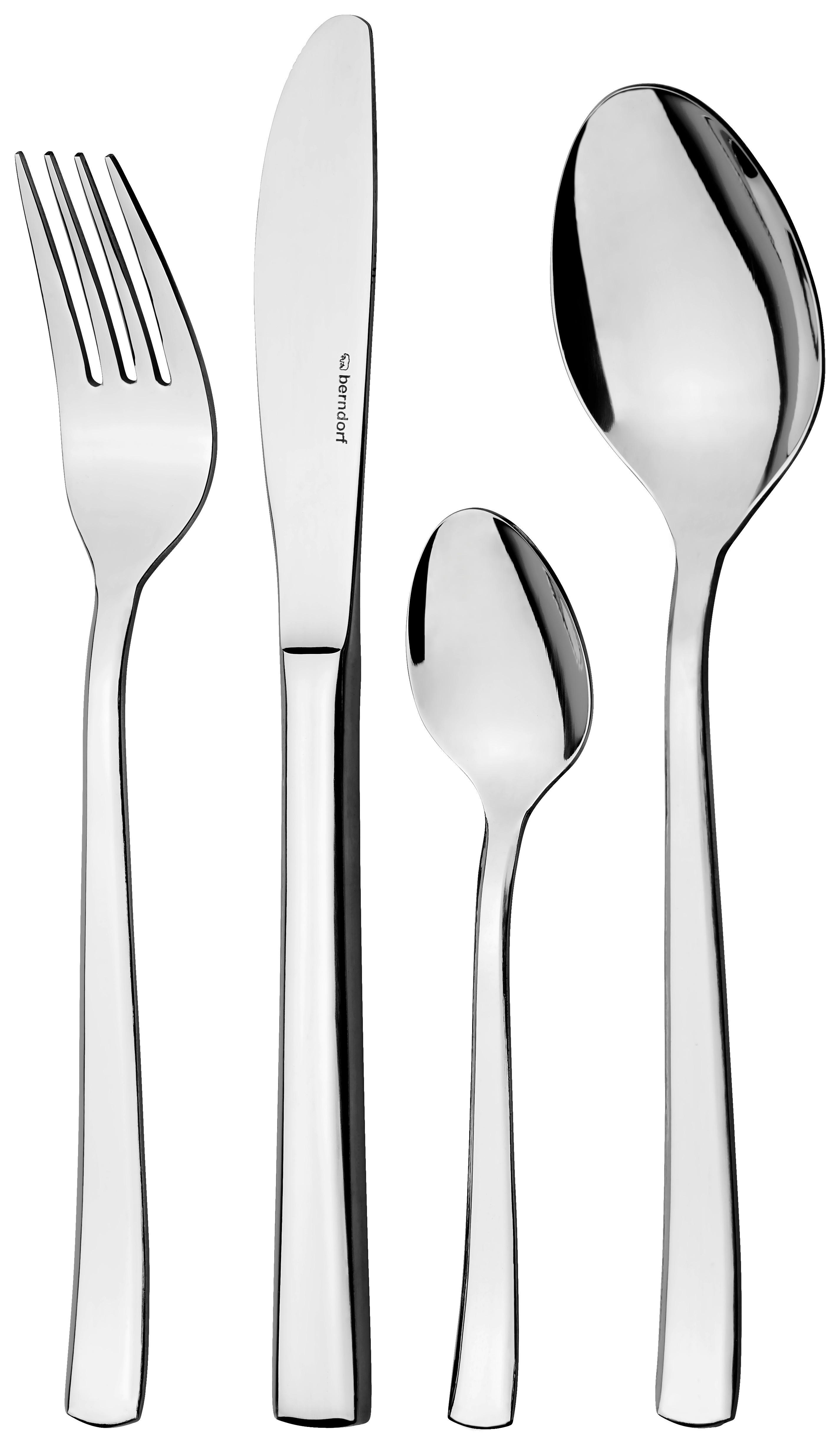 Besteckset 24-teilig Joker Nc Für 6 Personen - Silberfarben, MODERN, Metall - Berndorf