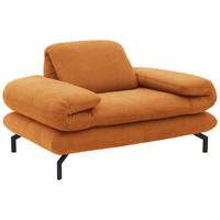 Sessel Looks Xiii - Schwarz/Orange, Design, Textil (139 (197)/83 (110)/98cm) - LOOKS by W.Joop