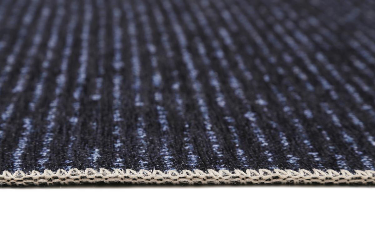 Flachwebteppich Marly Dunkelblau 120x170 Cm - Dunkelblau, KONVENTIONELL, Textil (120/170cm) - Esprit