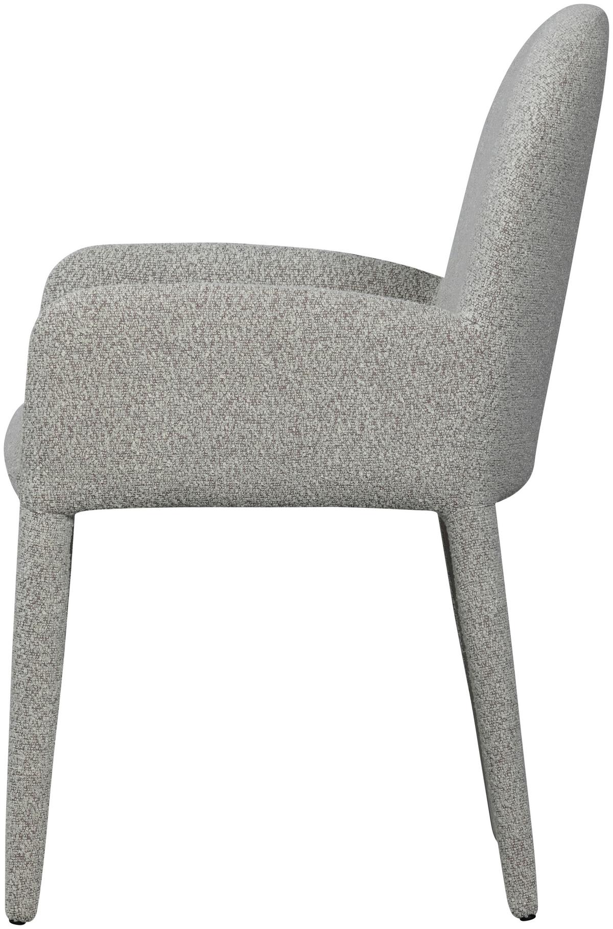 ARMLEHNSTUHL Elegance Greige B: 54cm - Greige, Design, Textil (54/83/57cm) - Livetastic