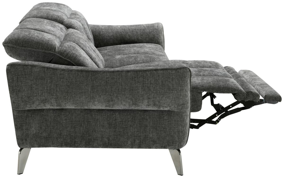 Háromüléses Kanapé Jupiter - sötétszürke, Design, textil/fa (216/79/106cm) - Livetastic