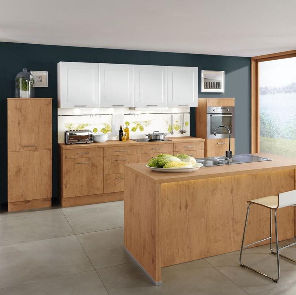 Frontfarbe Ip1200 Vintage Eiche-Nb - Eichefarben, MODERN, Holzwerkstoff - Impuls