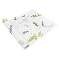 Tischläufer Lilly Grau/grün Mit Gräser-Motiv, 150x40 Cm - Grau/Grün, MODERN, Textil (40/150cm) - Luca Bessoni