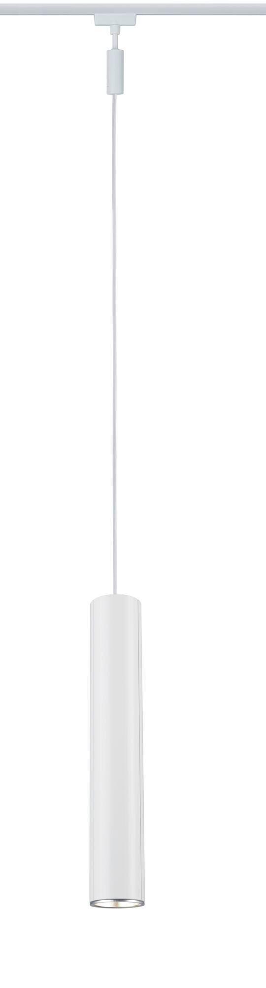 Schienensystem Urail Hängeleuchte 96817 Chromfarben - Chromfarben/Weiß, Basics, Metall (6,5/6,5/38,3cm) - Paulmann