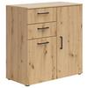 Komód Cabinet - Artisan tölgy, Modern, faalapú anyag (80/83/40cm)