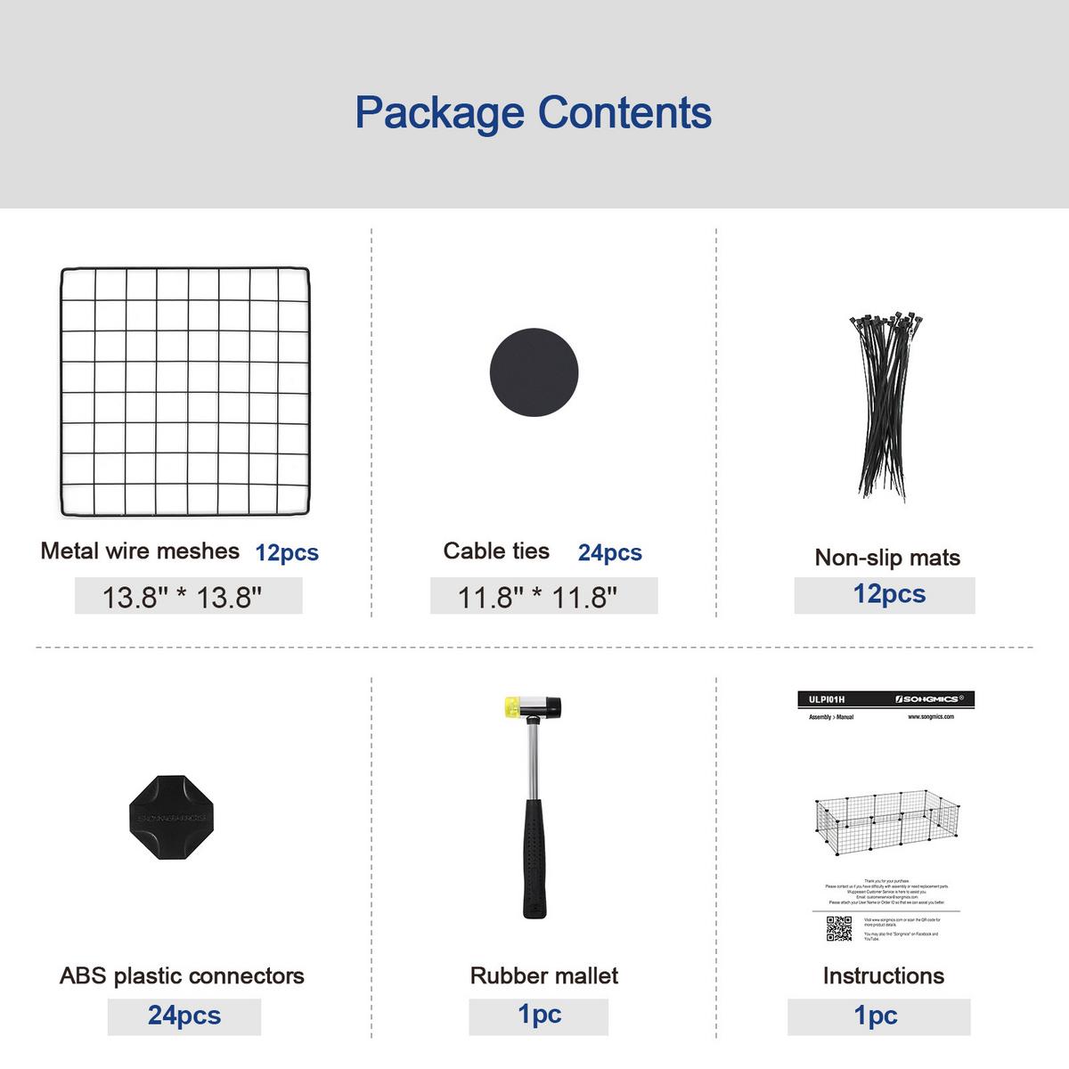 Heimtiergehege Schwarz B: 143 Cm - Schwarz, Basics, Kunststoff/Metall (143/46/73cm)