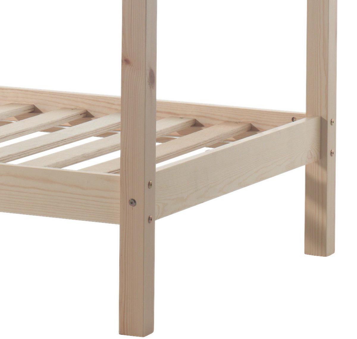 Hausbett Dallas 90x200 Cm Kiefer Natur - Kieferfarben, MODERN, Holz (90/200cm) - MID.YOU