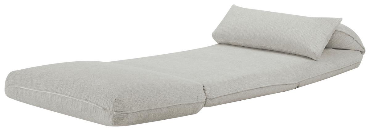 Schlafsessel Verve Beige B: 78 cm - Beige, Design, Textil/Metall (78/72/85cm) - Livetastic