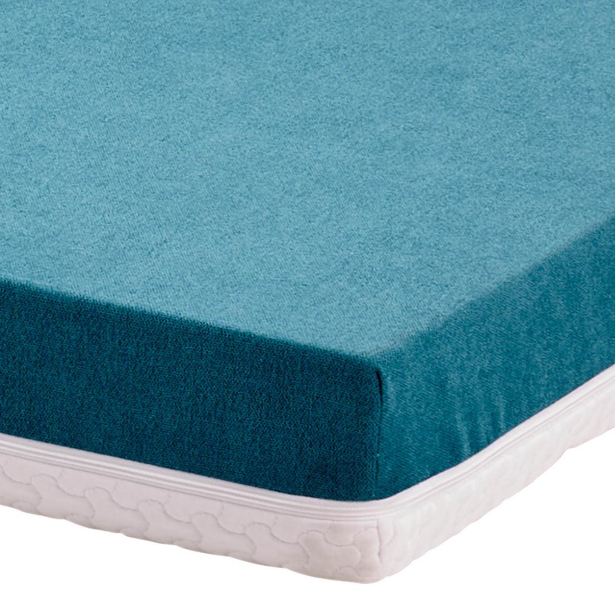 Dětská matrace ENJYO-ZOE 90x200cm, H2, modrá - bílá/tyrkysová, textil (90/200cm) - Primatex