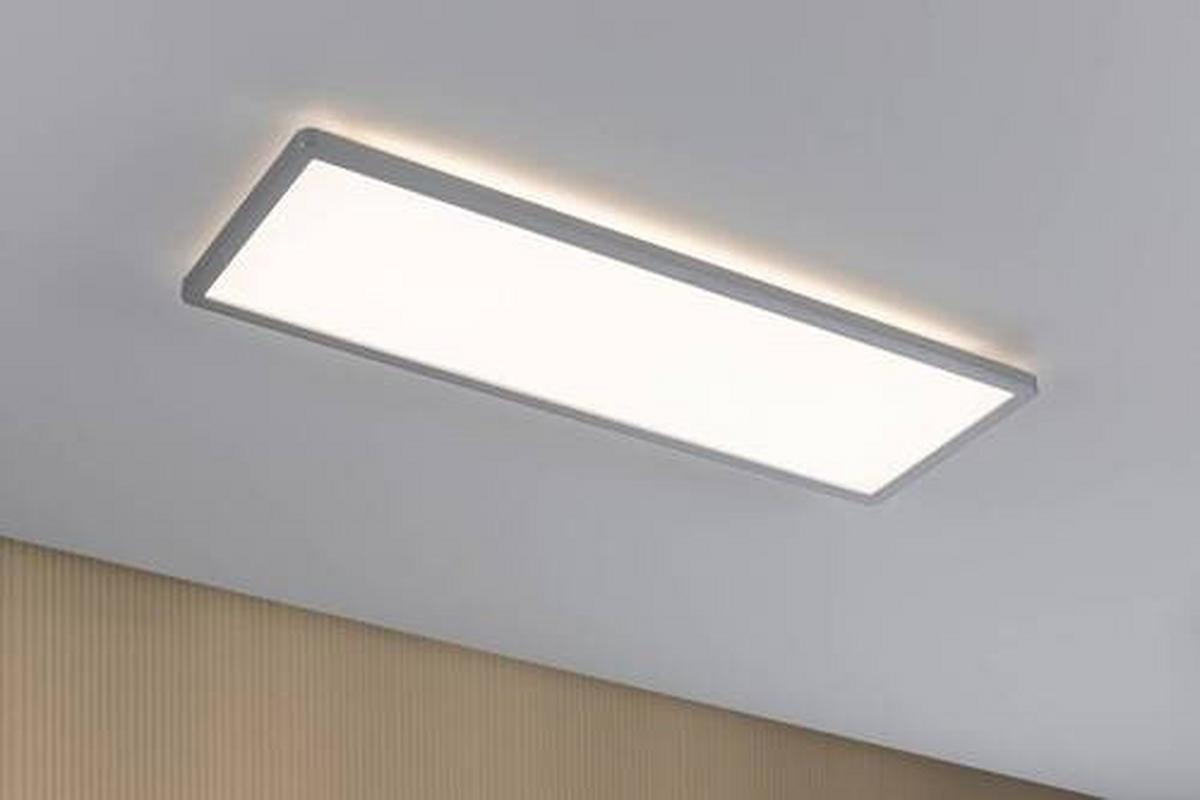 LED-Paneel L: 58 cm dimmbar - Chromfarben, Basics, Kunststoff (58/20/2,8cm) - Paulmann