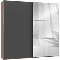 Schwebetürenschrank 250cm Level, Graphit/eiche Dekor - Eichefarben/Graphitfarben, MODERN, Holzwerkstoff (250/236/65cm) - MID.YOU