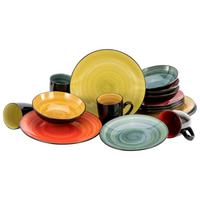 Kombinovaná souprava 16 dílná pro 4 osoby - vícebarevná, Moderní, keramika (32,5/31/31cm) - Creatable
