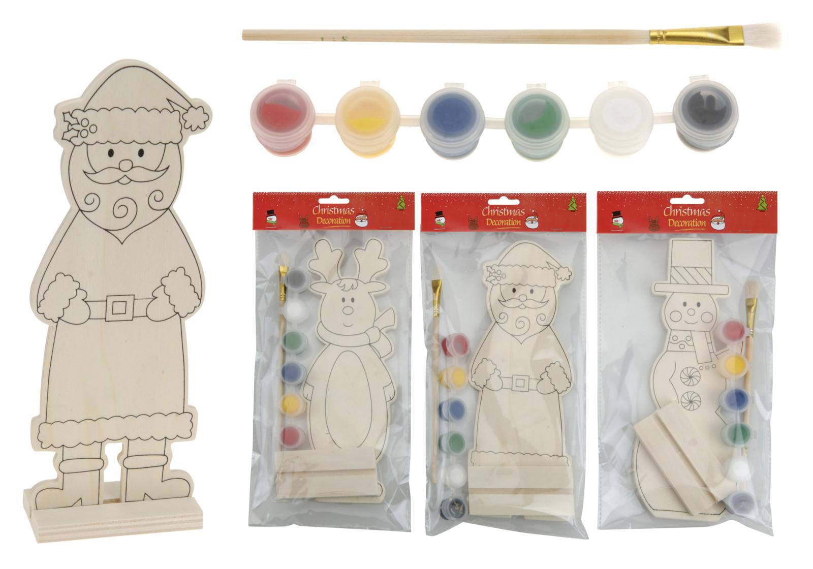 Kifesthető Figurák Gyerekeknek Santa - (27/13/0,2cm)
