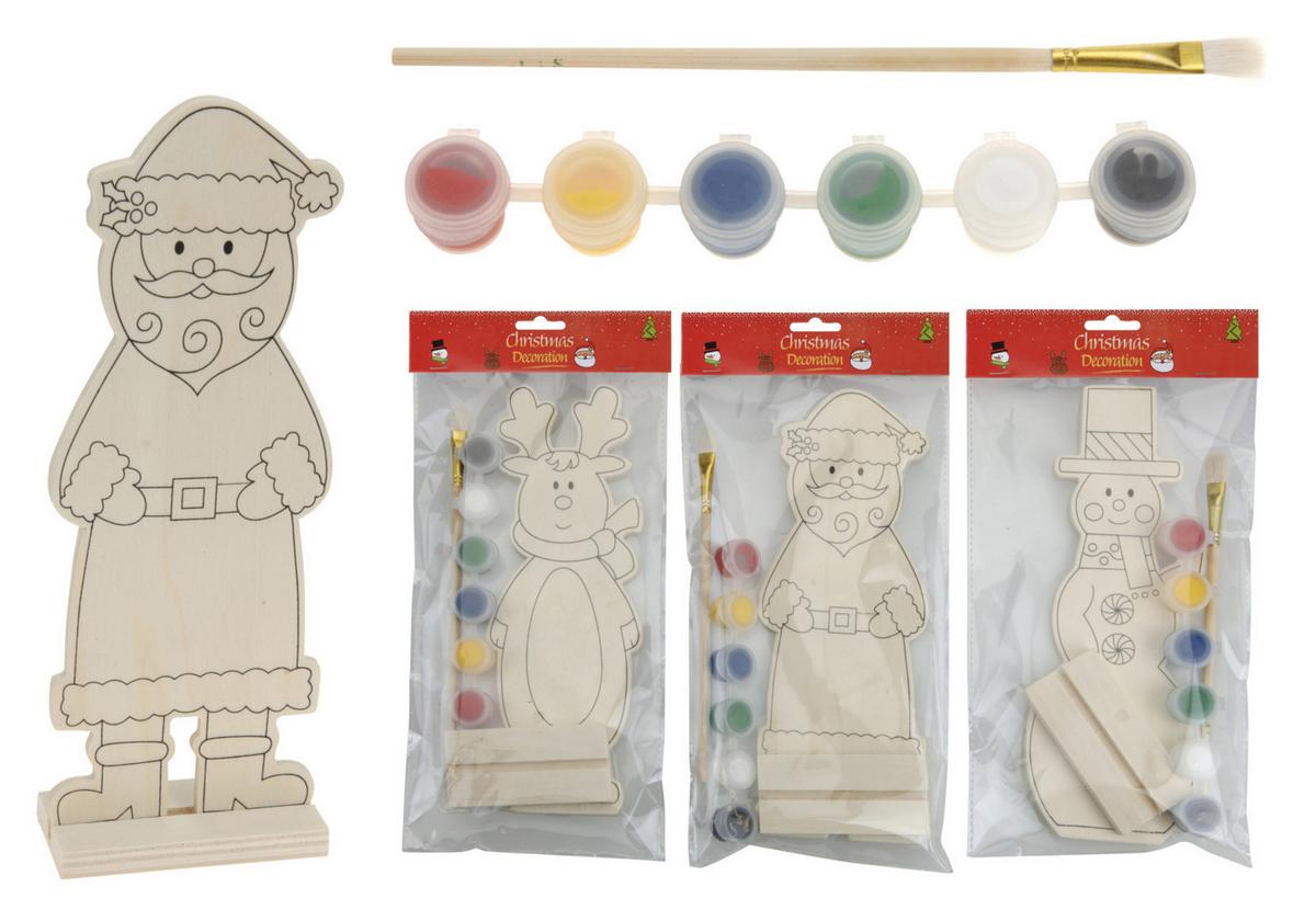 Kifesthető Figurák Gyerekeknek Santa - (27/13/0,2cm)