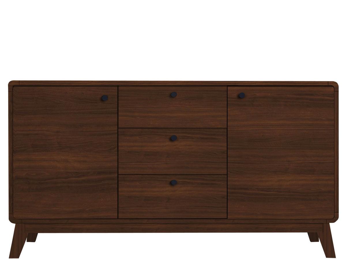 Sideboard Cassie Walnuss Dekor B 140 cm - Walnussfarben, Design, Holz/Holzwerkstoff (140/75/39cm) - MID.YOU