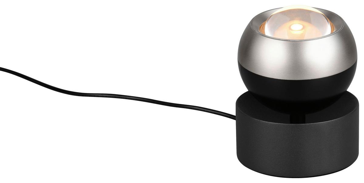LED-Tischleuchte 544410107 Orbit - Schwarz/Nickelfarben, Design, Metall (10/14cm) - Trio Leuchten