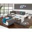 Lounge Taburet Carisma - šedá, Moderní, kov/dřevo (100/42/66cm) - Ombra Lounge Taburet Carisma - šedá, Moderní, kov/dřevo (100/42/66cm) - Ombra