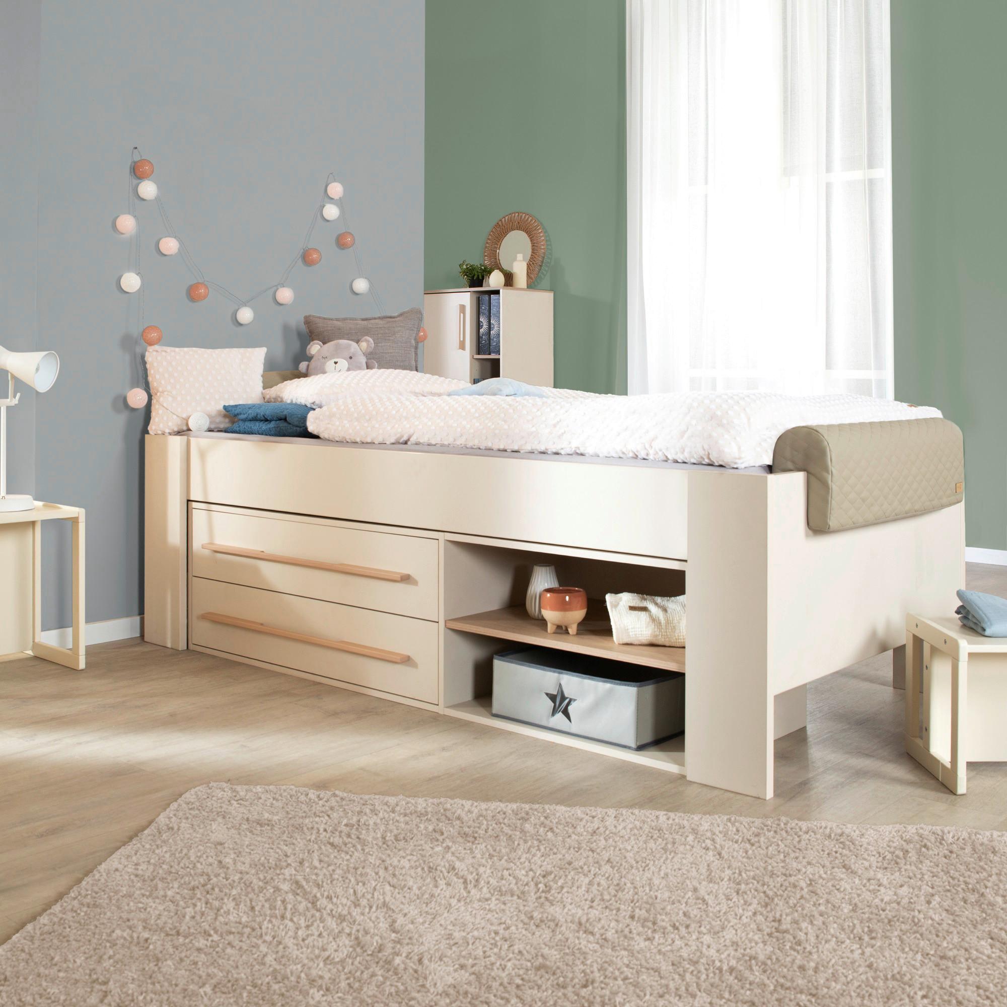 Bett Flexi Grow Captain Kashmir, Lf 90x200 cm - Kaschmir, KONVENTIONELL, Holz/Holzwerkstoff (90/200cm) - Roba