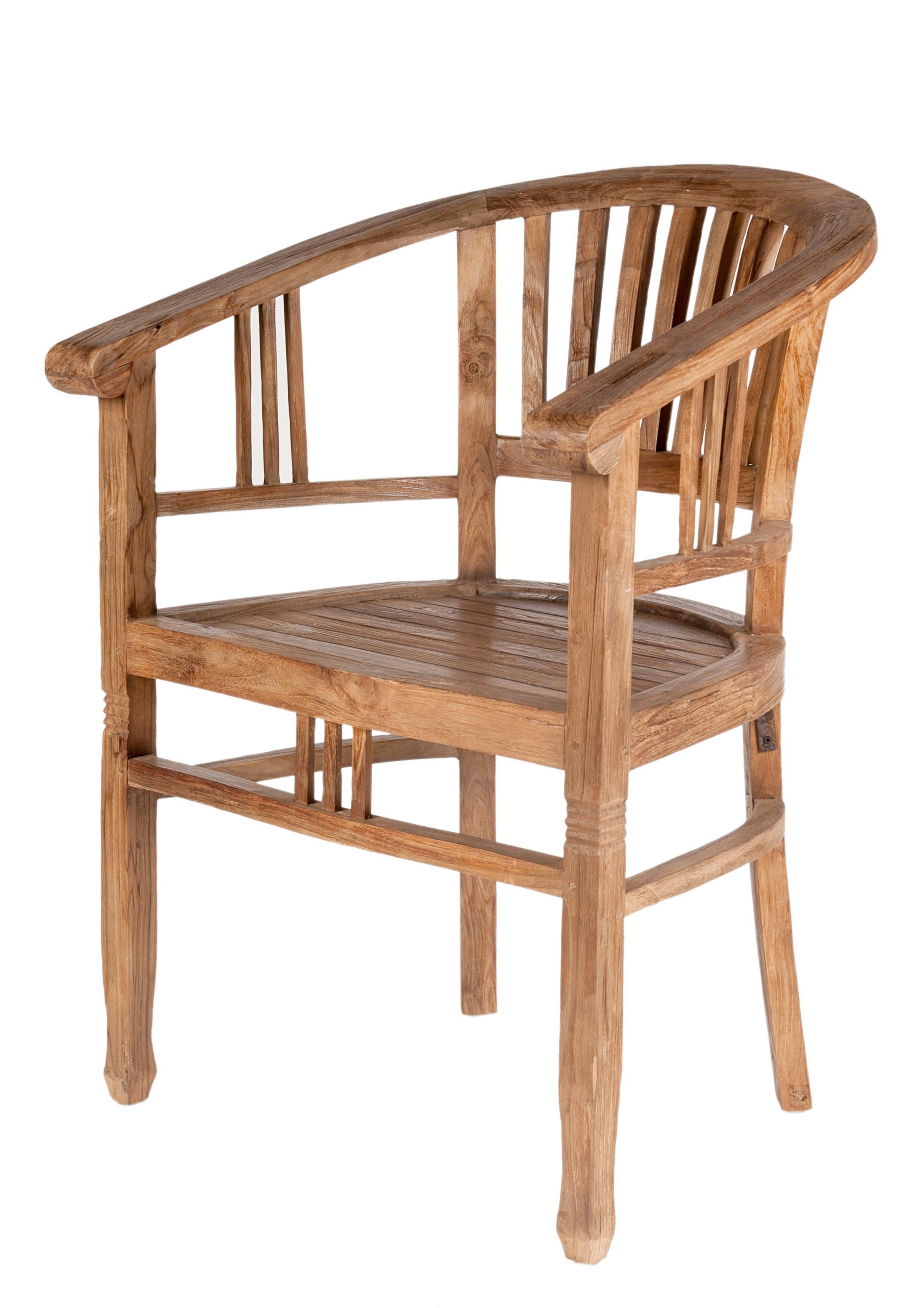 ARMLEHNSTUHL Naturfarben B: 60cm - Naturfarben, MODERN, Holz (60/87/61cm) - MID.YOU