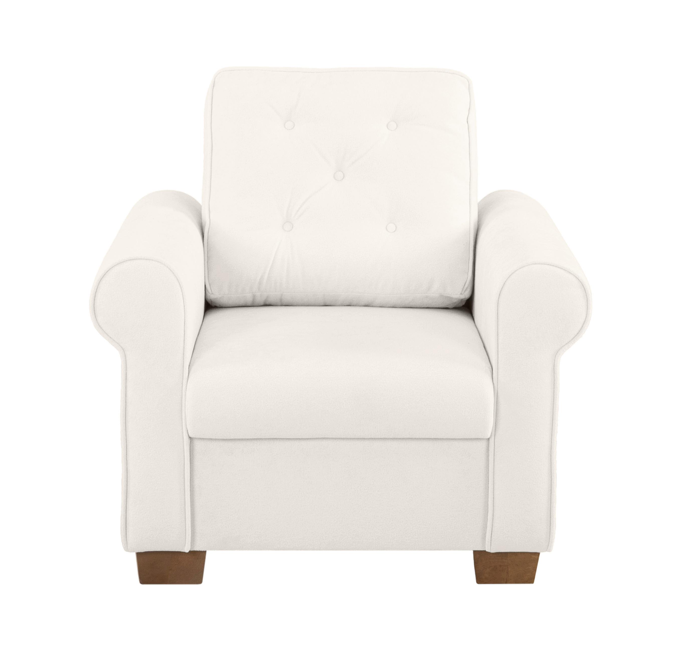 Sessel Arles, Creme 10 B: 93 Cm - Buchefarben/Creme, Design, Textil (93/89/82cm) - MID.YOU