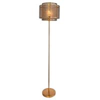 Stehlampe Hermine Messingfarben Gemustert - Messingfarben, LIFESTYLE, Metall (35/157cm) - By Rydéns
