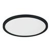 LED-Deckenleuchte Campaspero Ø 29,5 cm mit Fernbedienung - Schwarz/Weiß, Basics, Kunststoff (30/3cm) - Eglo
