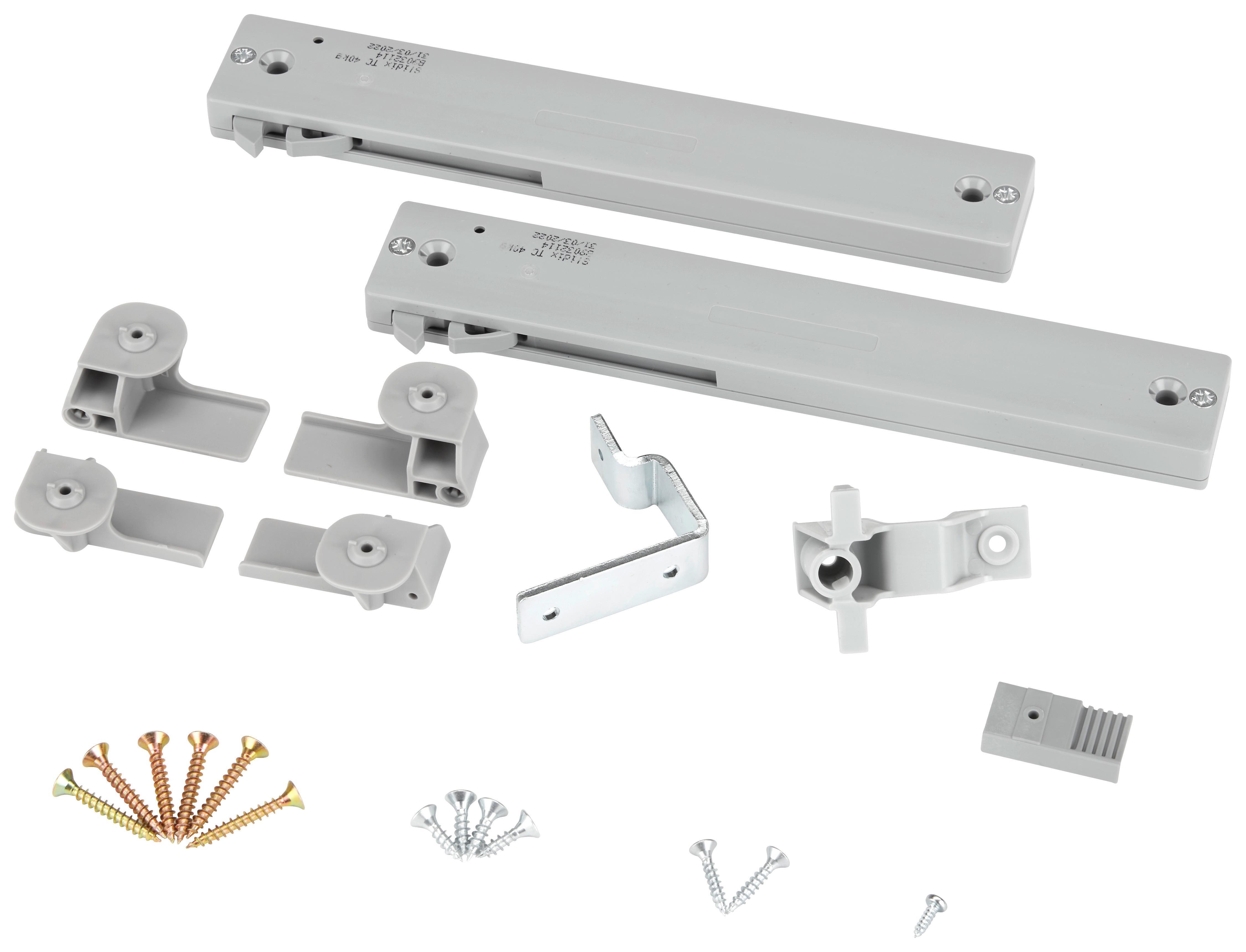 Tlumič dovírání šedý - šedá, plast - Carryhome