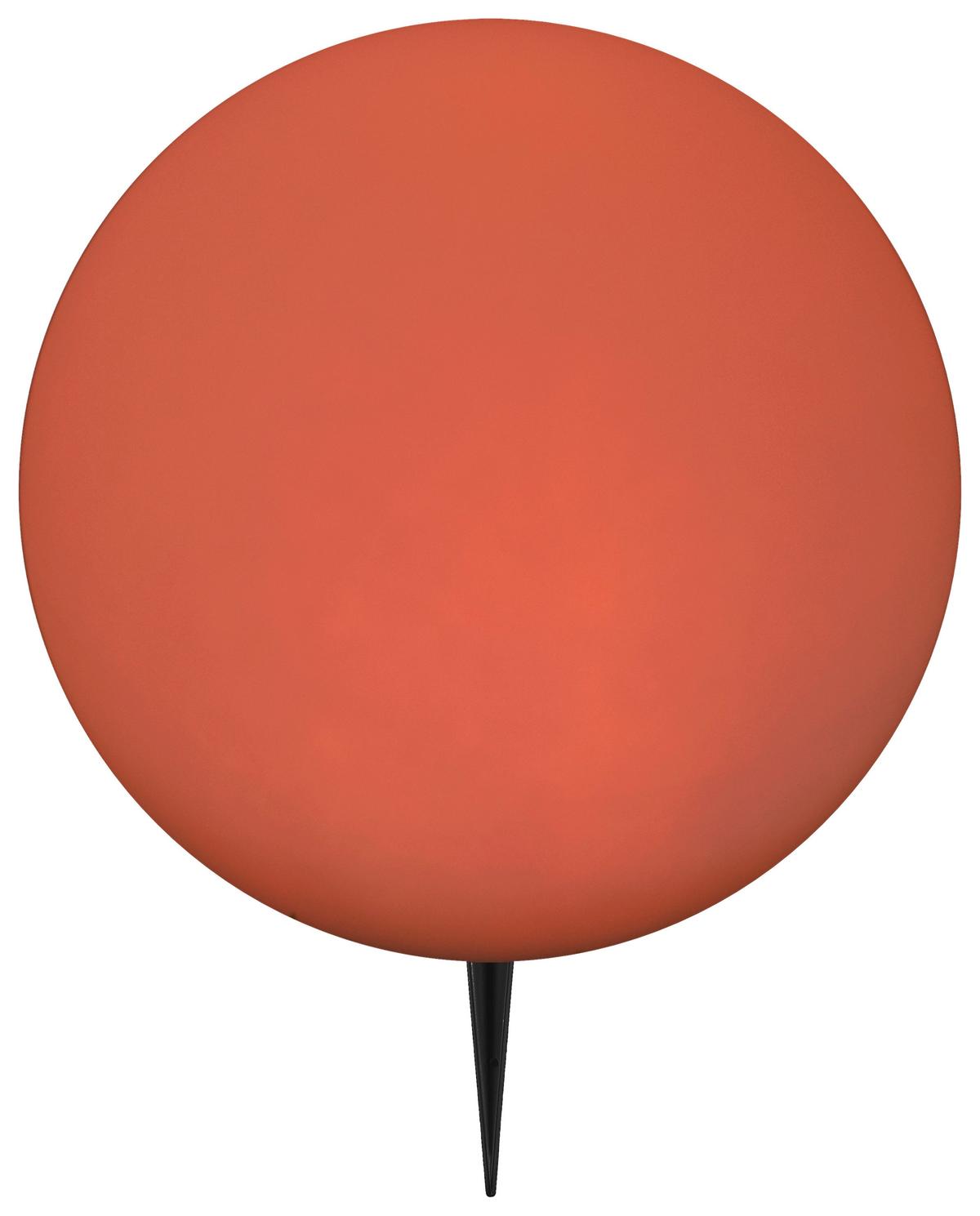 Solarleuchte Fiora - Schwarz/Weiß, MODERN, Kunststoff (30cm) - Homezone