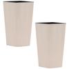 Übertopf-set Creme B: 30 Cm 2-Teilig - Creme, Basics, Kunststoff (30/57/30cm) - Siena Garden