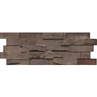 Wandverkleidung Slimwood Hevea Charred - Dunkelbraun, Basics, Holz (56/20/1.8cm)