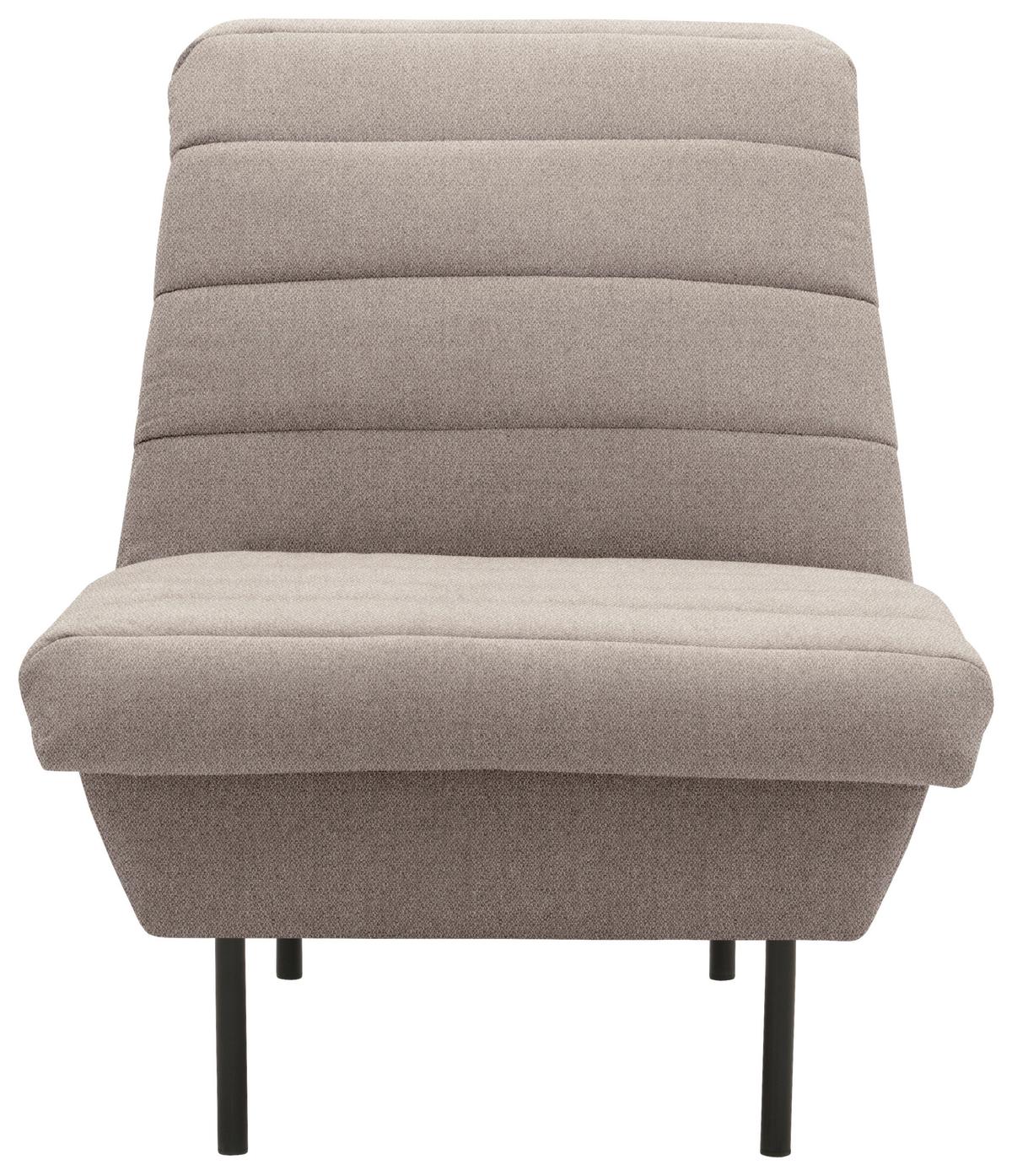 Sessel Looks Ix - Beige/Schwarz, Design, Textil (72/92/103cm) - LOOKS by W.Joop