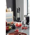 Stabmixer-Set Gusteau Schwarz/ Edelstahl 800w 4-teilig - Edelstahlfarben/Schwarz, KONVENTIONELL, Kunststoff/Metall (19,5/13,5/37cm) - Bono