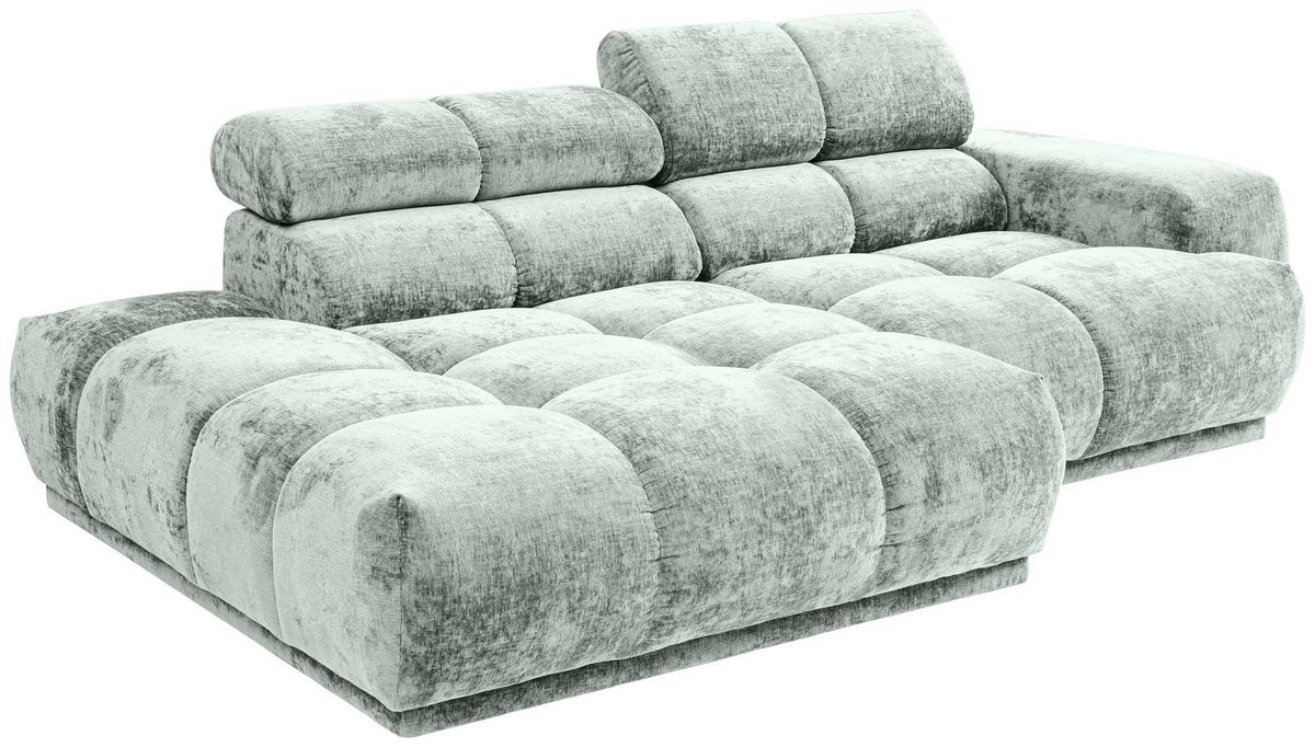 Ecksofa Chani Hellblau, Schenkel: 150x239 cm - Hellblau, MODERN, Textil (150/239cm) - MID.YOU