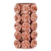 Vase Pot Drop Dunkelrot B: 12,5 Cm - Dunkelrot, Basics, Metall (12,5/24/12,5cm)