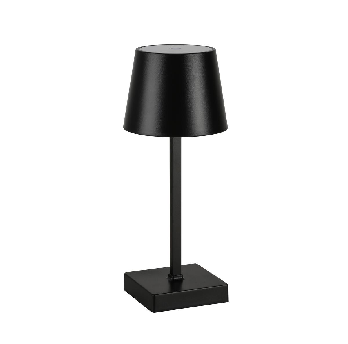LED-Tischleuchte Celine - Schwarz, MODERN, Kunststoff/Metall (10,5/26cm) - Luca Bessoni